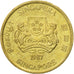 Monnaie, Singapour, 5 Cents, 1987, British Royal Mint, TTB, Aluminum-Bronze