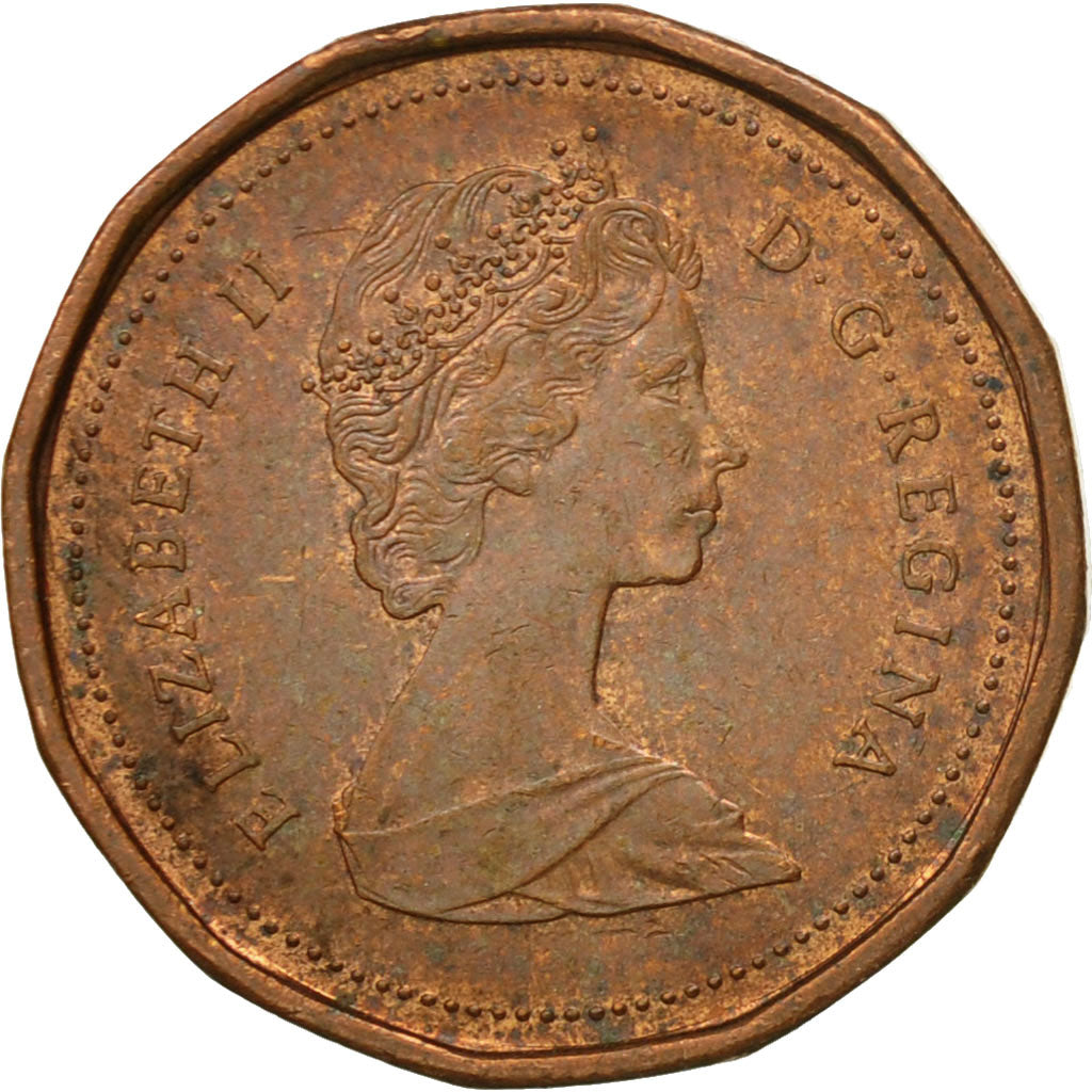 Coin, Canada, Elizabeth II, Cent, 1987, Royal Canadian Mint, Ottawa, VF(30-35)