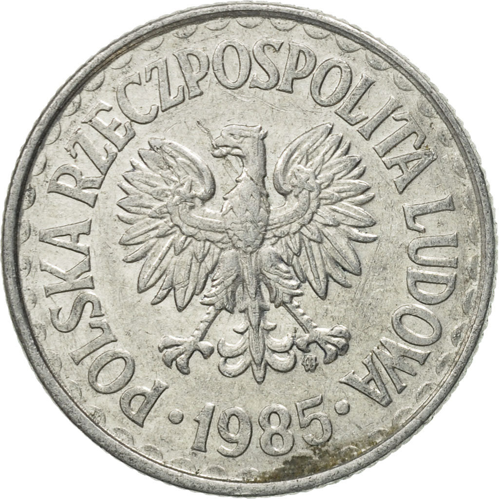 Münze, Polen, Zloty, 1985, Warsaw, S, Aluminium, KM:49.1