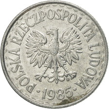 Münze, Polen, Zloty, 1985, Warsaw, S, Aluminium, KM:49.1
