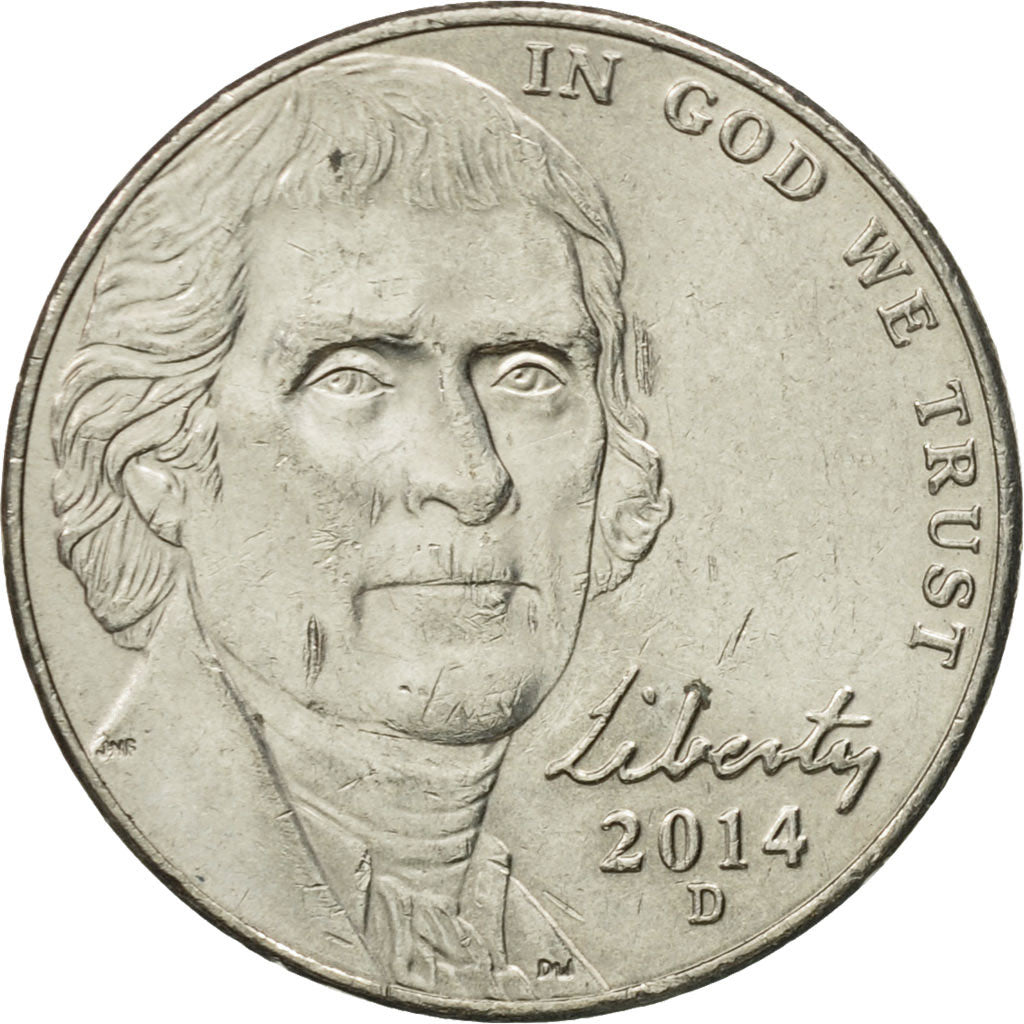 Munten, Verenigde Staten, 5 Cents, 2014, Denver, PR, Copper-nickel