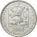 Coin, Czechoslovakia, 10 Haleru, 1981, AU(50-53), Aluminum, KM:80