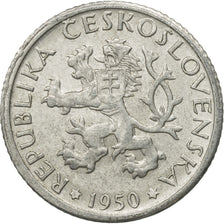 Monnaie, Tchécoslovaquie, Koruna, 1950, TTB, Aluminium, KM:22