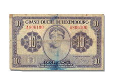 Lussemburgo, 10 Francs, MB+