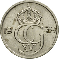 Coin, Sweden, Carl XVI Gustaf, 10 Öre, 1979, VF(20-25), Copper-nickel, KM:850