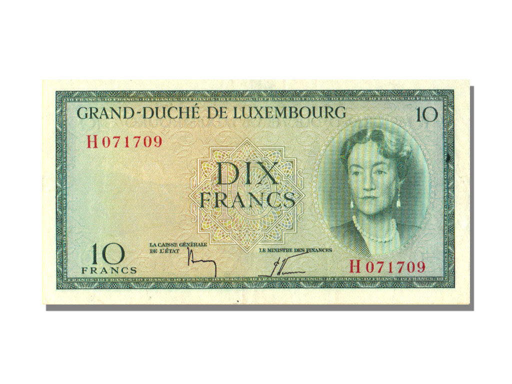 Luxembourg, 10 Francs, UNC(63)