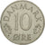 Moneta, Danimarca, Margrethe II, 10 Öre, 1979, Copenhagen, BB, Rame-nichel
