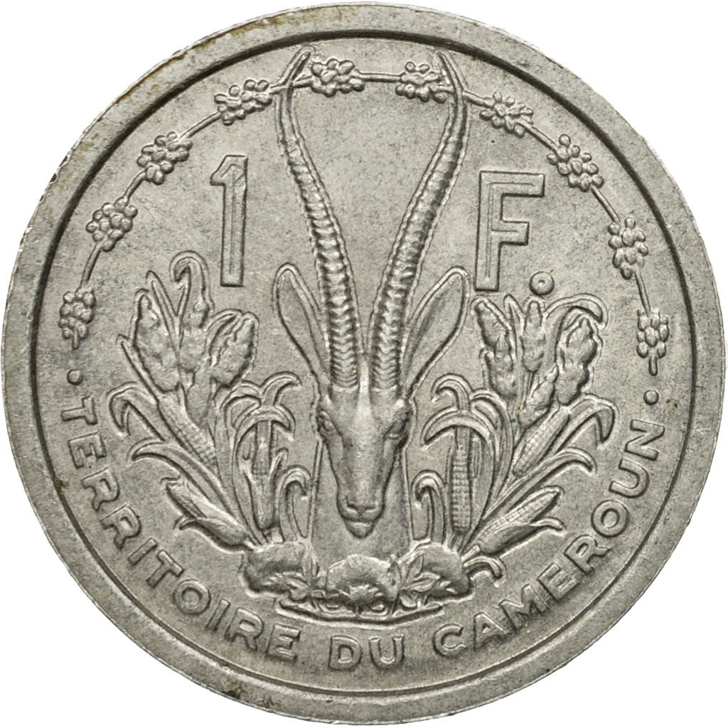 Coin, Cameroon, Franc, 1948, Paris, EF(40-45), Aluminum, KM:8