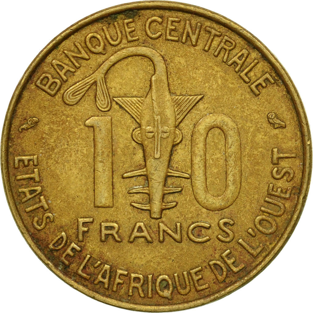 Coin, West African States, 10 Francs, 1974, Paris, EF(40-45)