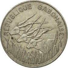 Coin, Gabon, 100 Francs, 1982, Paris, EF(40-45), Nickel, KM:13