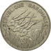 Coin, Gabon, 100 Francs, 1982, Paris, EF(40-45), Nickel, KM:13