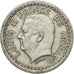 Coin, Monaco, Louis II, Franc, Undated (1943), Poissy, VF(20-25), Aluminum