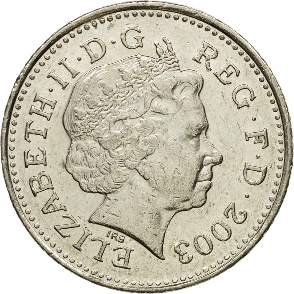 Coin, Great Britain, Elizabeth II, 10 Pence, 2003, EF(40-45), Copper-nickel
