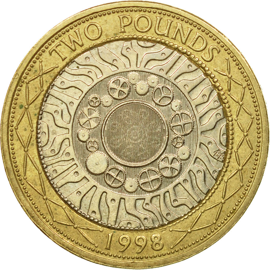 Moneta, Gran Bretagna, Elizabeth II, 2 Pounds, 1998, BB, Bi-metallico, KM:994