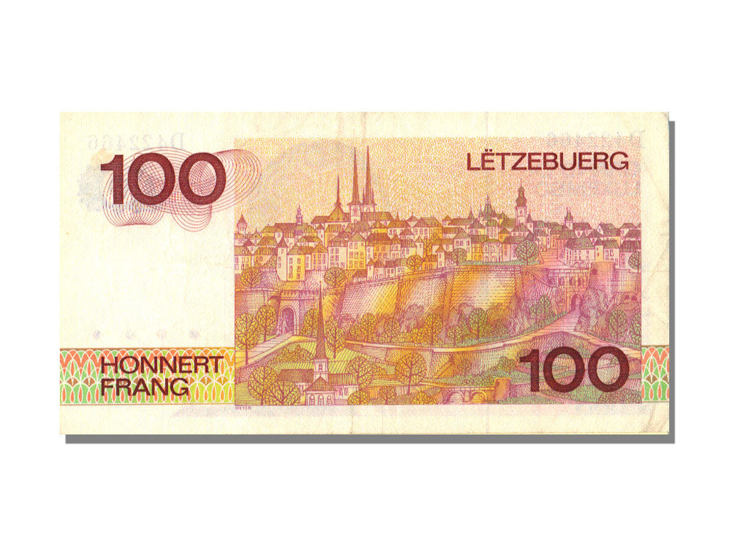 Luxembourg, 100 Francs, 1980, KM #57a, 1980-08-14, UNC(60-62), D