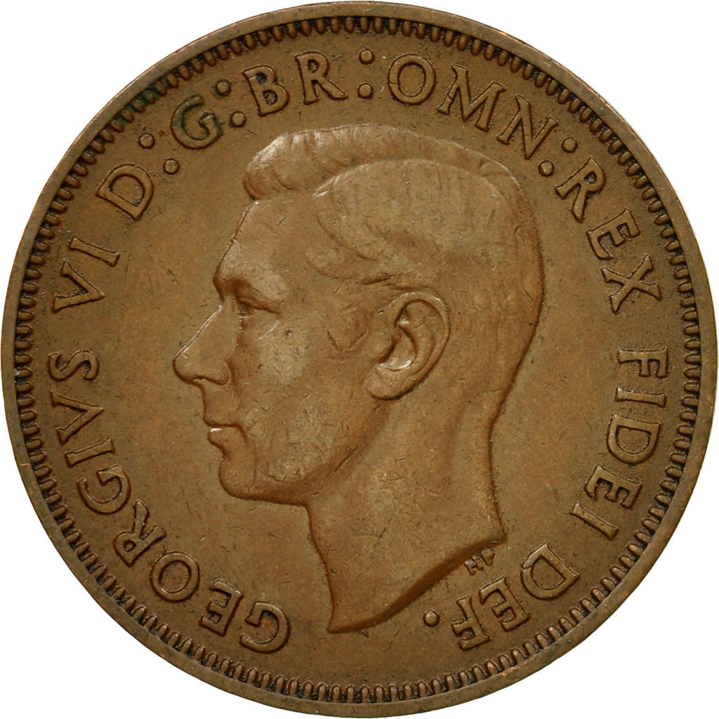 Coin, Great Britain, George VI, 1/2 Penny, 1950, EF(40-45), Bronze, KM:868