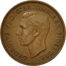 Coin, Great Britain, George VI, 1/2 Penny, 1950, EF(40-45), Bronze, KM:868