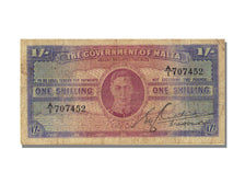 Malta, 1 Shilling, KM #16, VF(30-35), A/I