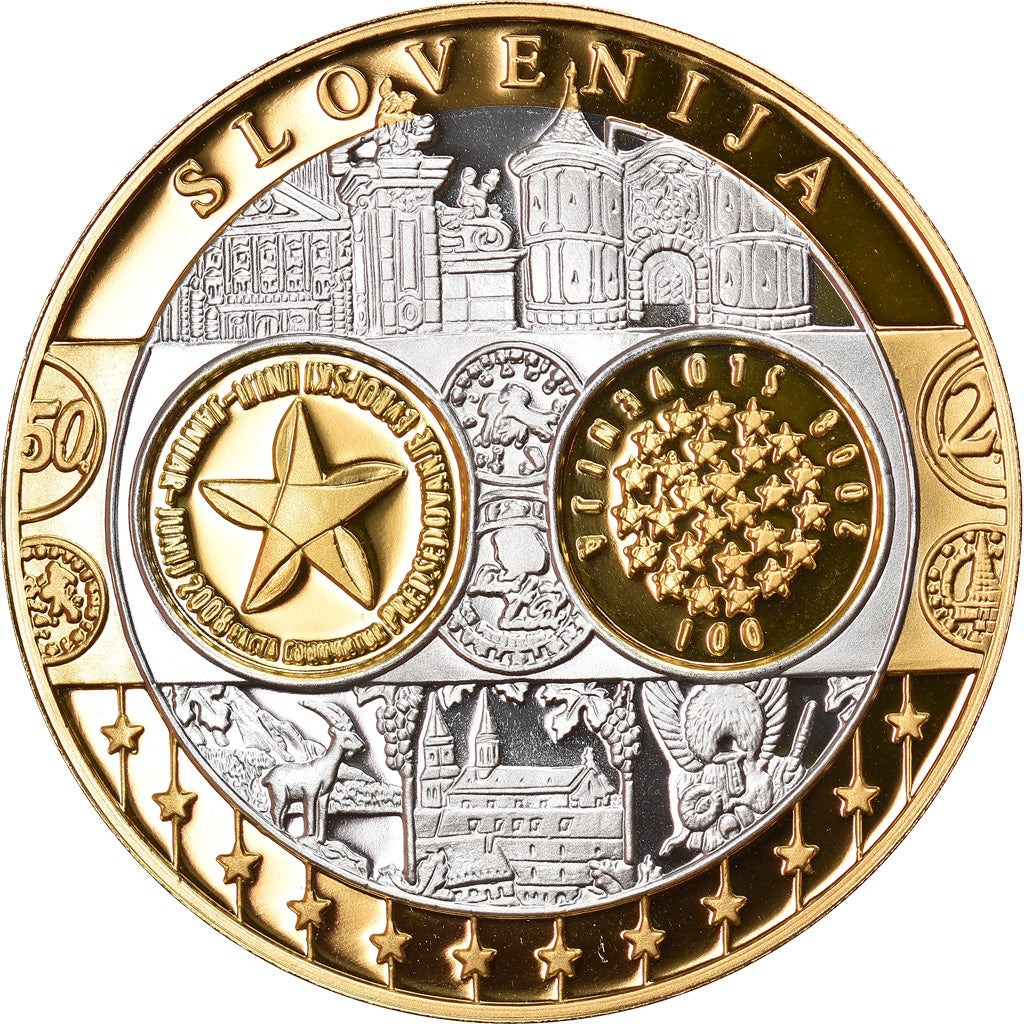 Slovénie, Médaille, Euro, Europa, FDC, Argent