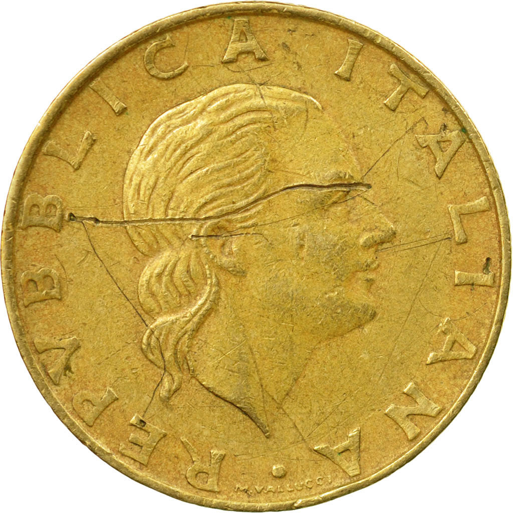 Monnaie, Italie, 200 Lire, 1988, Rome, TB+, Aluminum-Bronze, KM:105