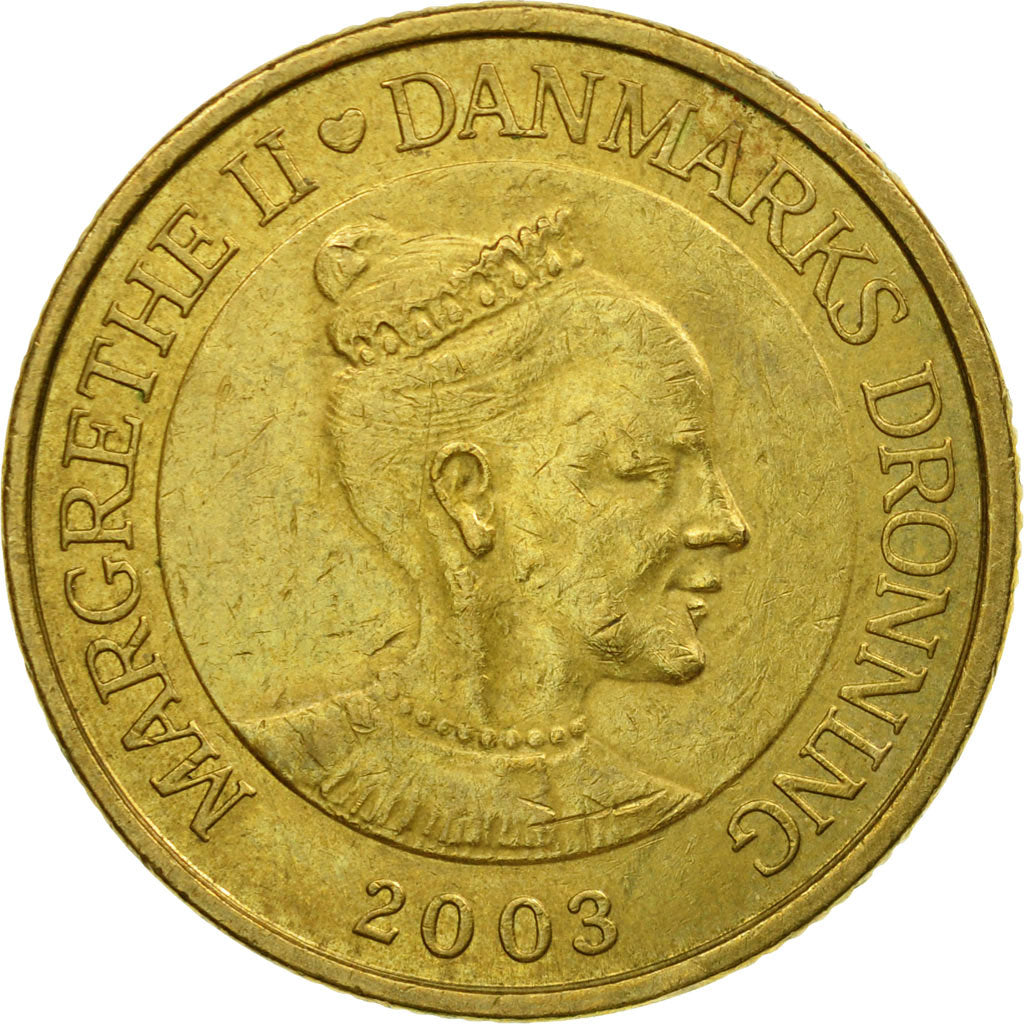 Coin, Denmark, Margrethe II, 20 Kroner, 2003, Copenhagen, EF(40-45)