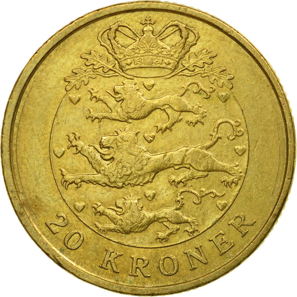 Coin, Denmark, Margrethe II, 20 Kroner, 2003, Copenhagen, EF(40-45)