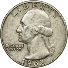 Coin, United States, Washington Quarter, Quarter, 1962, U.S. Mint, Denver