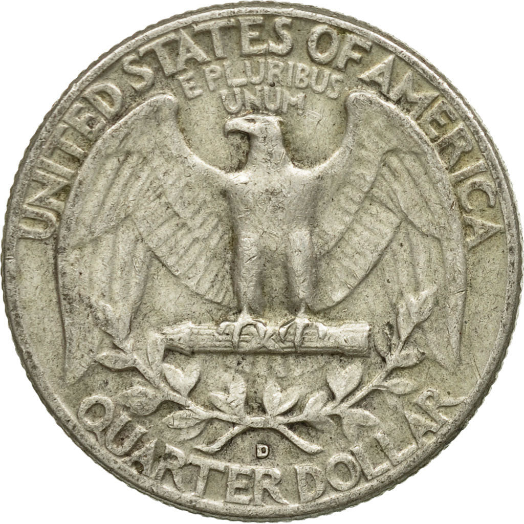 Coin, United States, Washington Quarter, Quarter, 1962, U.S. Mint, Denver