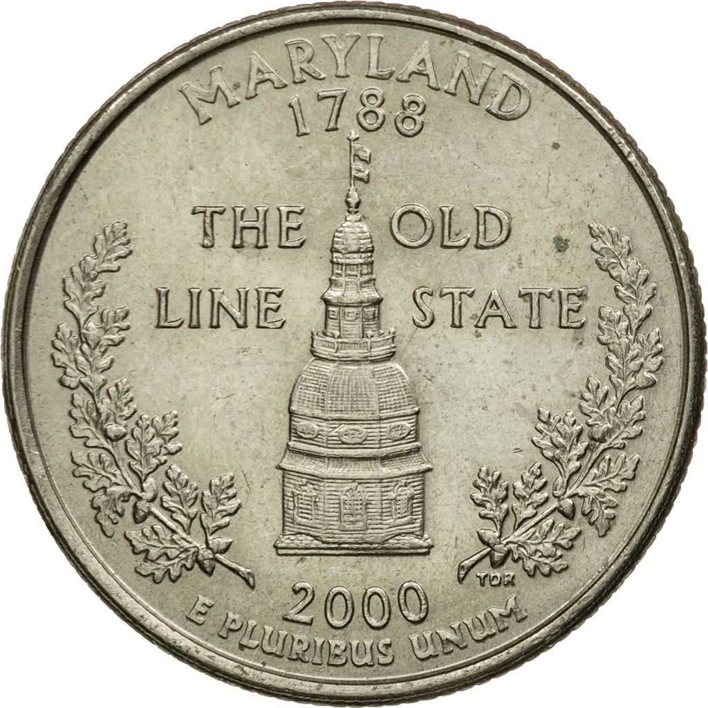 Munten, Verenigde Staten, Quarter, 2000, U.S. Mint, Philadelphia, ZF+