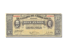 Mexico, 10 Pesos, 1914, 1914-02-10, AU(55-58), K-PZY