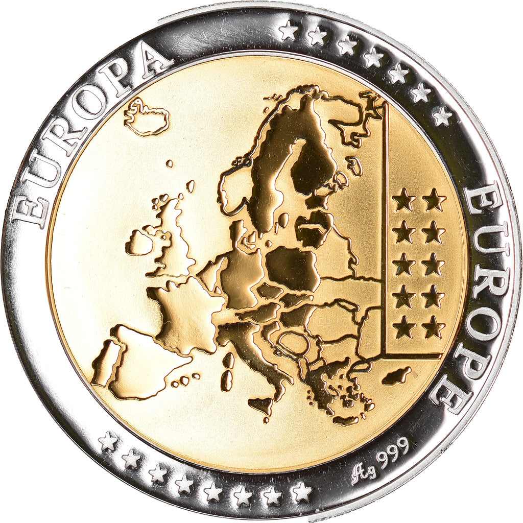 Slowenien, Medaille, Euro, Europa, STGL, Silber