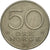 Coin, Norway, Olav V, 50 Öre, 1976, EF(40-45), Copper-nickel, KM:418