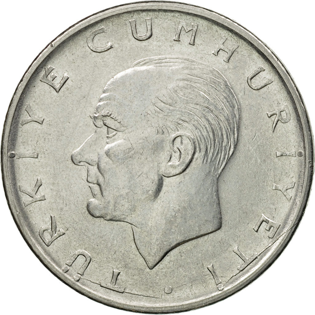 Münze, Türkei, Lira, 1976, SS+, Stainless Steel, KM:889a.2