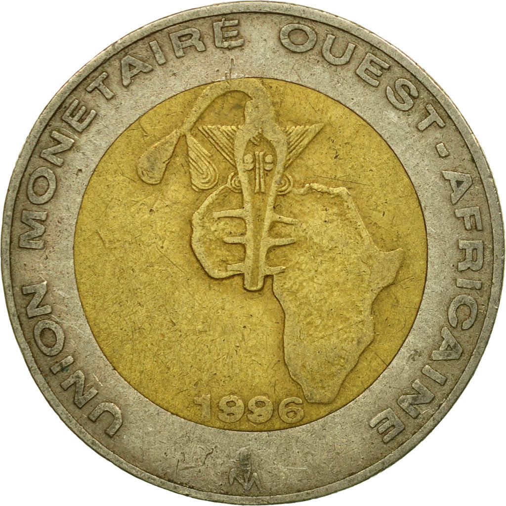 Monnaie, West African States, 250 Francs, 1996, Paris, TB, Bi-Metallic, KM:13