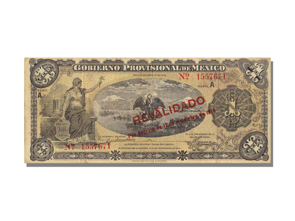 Mexique, 1 Peso Type Révolution