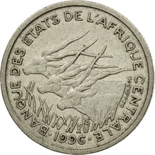 Coin, Central African States, 50 Francs, 1996, Paris, EF(40-45), Nickel, KM:11
