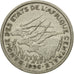 Coin, Central African States, 50 Francs, 1996, Paris, EF(40-45), Nickel, KM:11