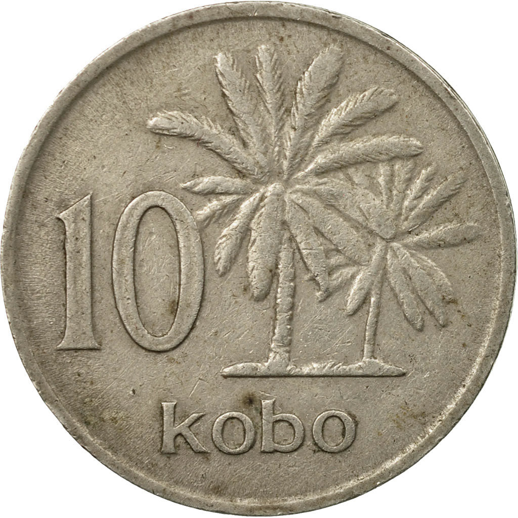 Monnaie, Nigéria, Elizabeth II, 10 Kobo, 1976, TB+, Copper-nickel, KM:10.1