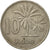 Moneta, Nigeria, Elizabeth II, 10 Kobo, 1976, VF(30-35), Miedź-Nikiel, KM:10.1