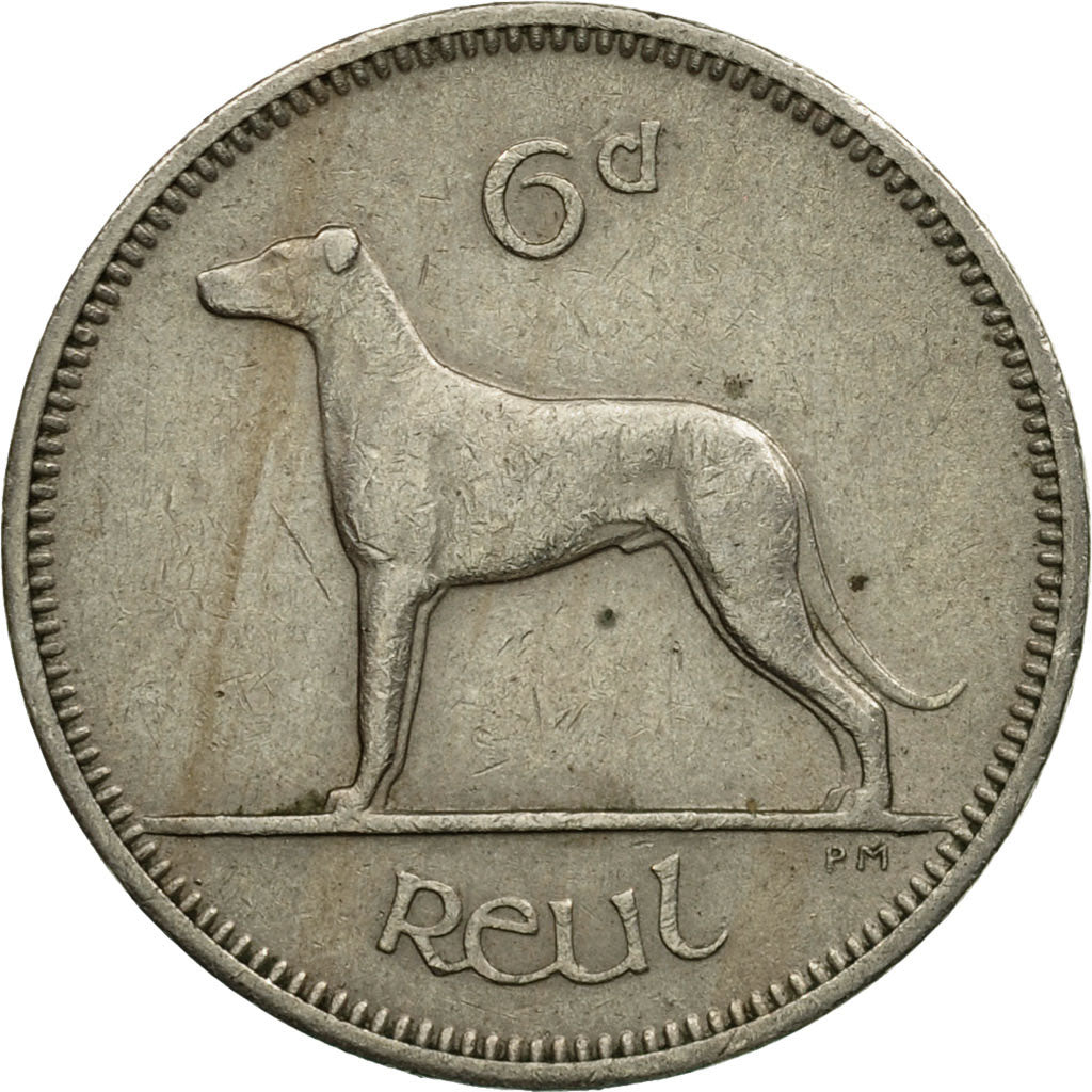 Coin, IRELAND REPUBLIC, 6 Pence, 1961, EF(40-45), Copper-nickel, KM:13a