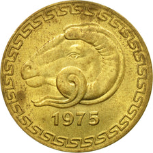 Coin, Algeria, 20 Centimes, 1975, Paris, EF(40-45), Aluminum-Bronze, KM:107.2