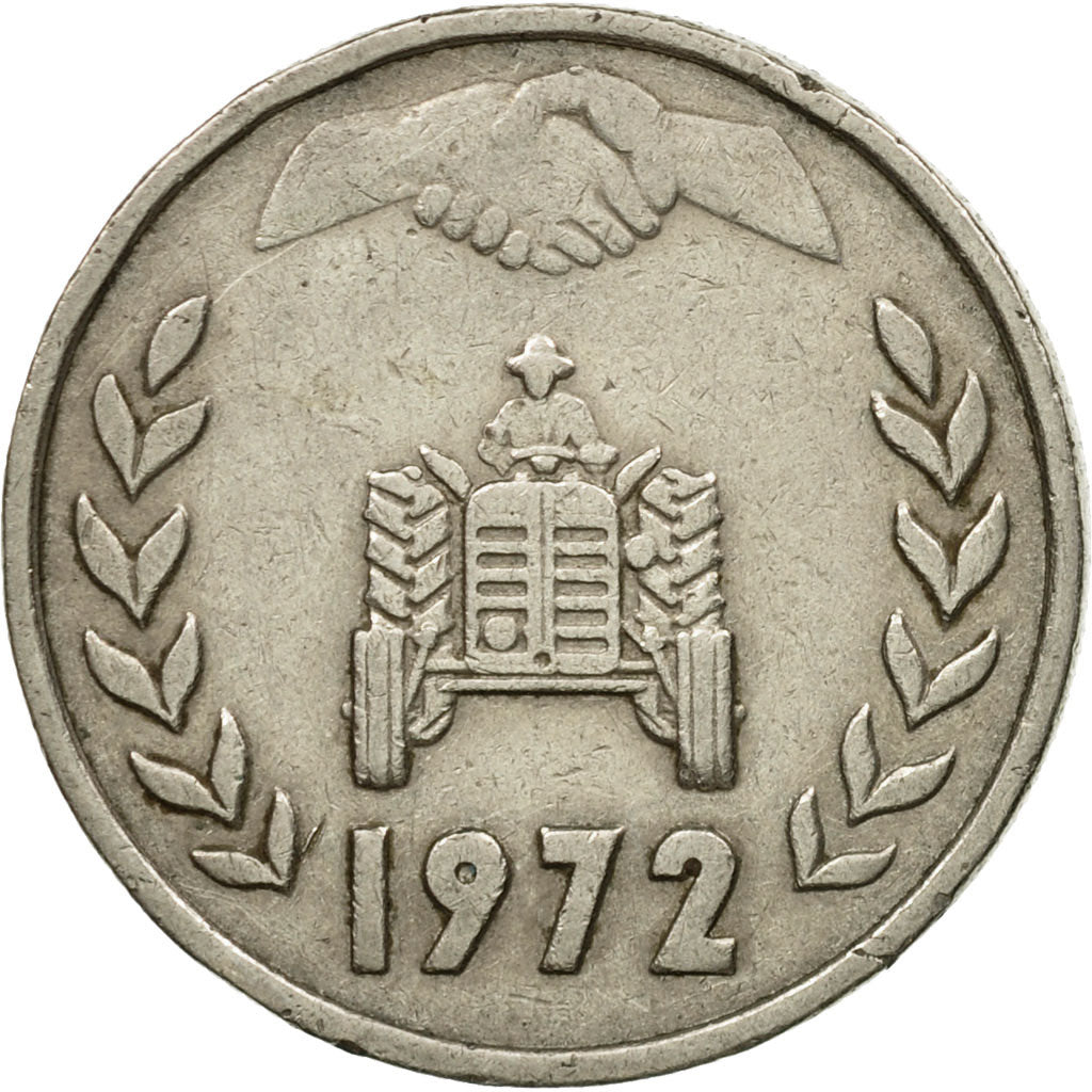 Coin, Algeria, Dinar, 1972, Paris, VF(20-25), Copper-nickel, KM:104.1