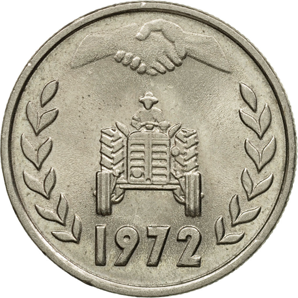 Coin, Algeria, Dinar, 1972, Paris, VF(30-35), Copper-nickel, KM:104.1