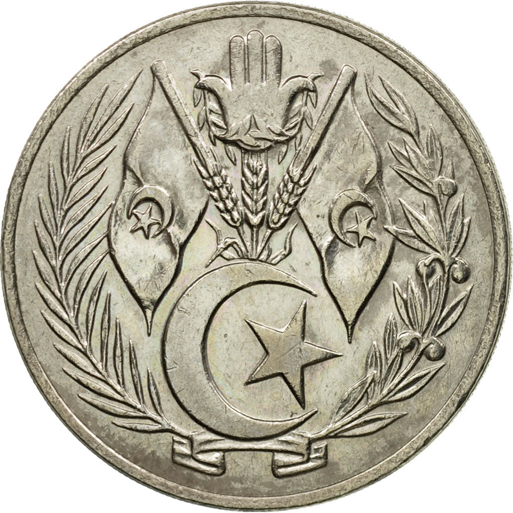 Coin, Algeria, Dinar, 1964, Paris, EF(40-45), Copper-nickel, KM:100