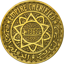 Coin, Morocco, Mohammed V, 5 Francs, 1365, Paris, EF(40-45), Aluminum-Bronze