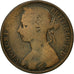 Moneda, Gran Bretaña, Victoria, Penny, 1890, BC, Bronce, KM:755