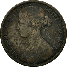 Monnaie, Grande-Bretagne, Victoria, Penny, 1865, TB, Bronze, KM:749.2