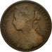 Coin, Great Britain, Victoria, Penny, 1875, VF(30-35), Bronze, KM:755