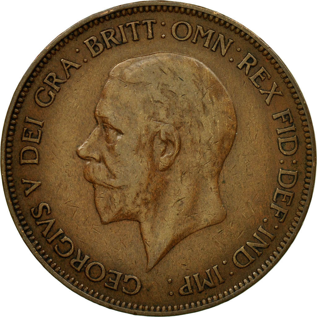 Coin, Great Britain, George V, Penny, 1932, EF(40-45), Bronze, KM:838
