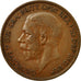 Coin, Great Britain, George V, Penny, 1927, EF(40-45), Bronze, KM:826